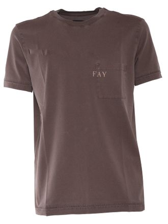 Fay T-Shirt Fay Jersey mattiert