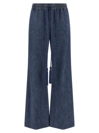 Valentino Garavani Cotton Fla Womens Jeans