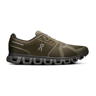 On Running Groene Cloud 6 Sneakers - Heren - Hardloopschoenen - Groen - 42 1/2 EU - Polyester - Fitness