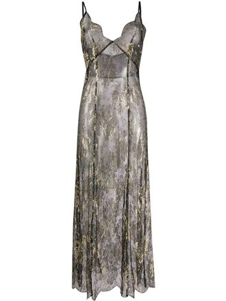 Gilda & Pearl Maxi-onderjurk - Zwart