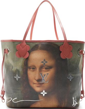 Louis Vuitton 2017 Masters Collection Da Vinci Neverfull MM shopper - Bruin