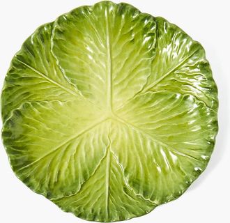 Mrs. Alice Serena Cabbage Dinner Plate in Green at Nordstrom
