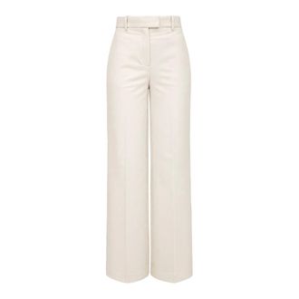 Circolo 1901 Pantaloni a vita alta dal taglio maschile - - Trousers - Donna - Beige - M