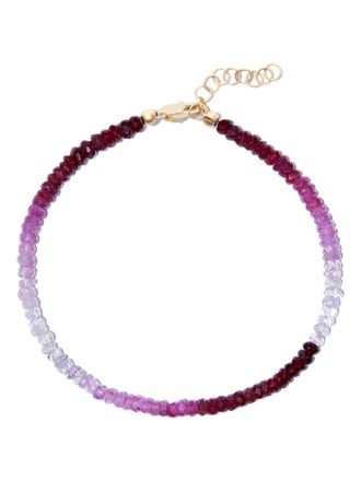 Roxanne First Kralenarmband met robijn - Paars