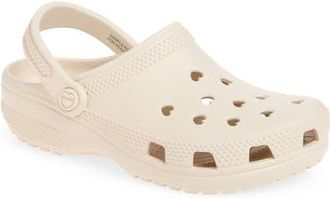 Crocs Classic Hearts Cutout Clog in Frappe at Nordstrom, Size 8