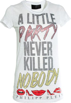 Philipp Plein T-shirt met rhinestones