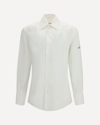 Maison Margiela Long-sleeve Shirt with side print Male 46