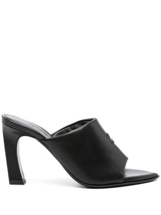 HUGO BOSS 90mm leather sandals - Black