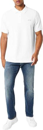 Slazenger Heren Geborduurd Logo Poloshirt (Wit)