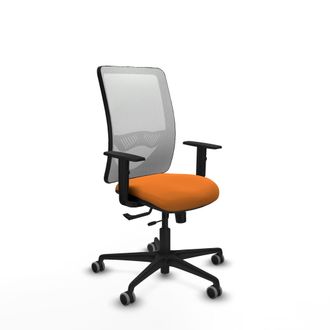 Piqueras y Crespo Silla Piqueras Y Crespo Zulema Naranja Cuero Sint&eacute;tico Malla