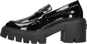 Stuart Weitzman Soho Loafer - Dames - Pumps - Zwart - 41 EU - Leer - Schoenen