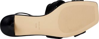 Michael Kors Alessia Kitten Sandals Black 40S5ASMS2L Womens