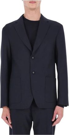 Officine G&eacute;n&eacute;rale Michel Jacket - Heren - Blazers - Blauw - S - Wol - Jassen