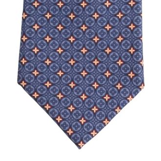 Louis Vuitton Pre-owned Scarves, male, Blue, Size: ONE SIZE Pre-owned Cravat