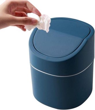 OEM Papelera De Sobremesa - Papelera De Mesa - Azul - 2 L