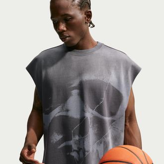 Nike Mens Ja Standard Issue Basketball Sleeveless Top in Black | IM5202-010