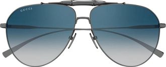 Gucci Sunglasses, male, Gray, Size: 60 MM 003 Sunglasses