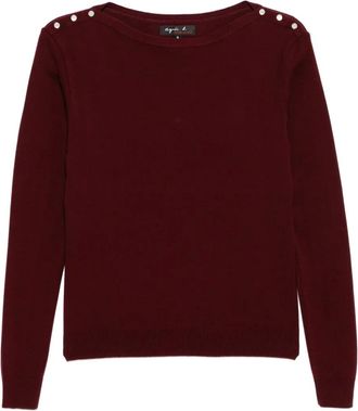 agnès b. Badiane top - women - Cotton - 1 - Red