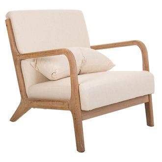 Wanderlust Deco Butaca De Madera Marr&oacute;n 66x85x74 Cm