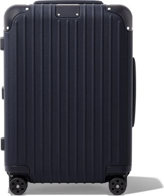 Rimowa Distinct Cabin Suitcase in Navy Blue - Leather - 55x40x22.5