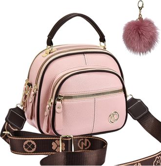 Generic Classic Multi Compartment Crossbody Bag - Womens Stylish Handbag, Large Capacity Retro Shoulder Bag