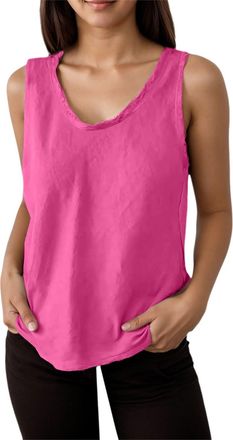 Generic Womens Sleeveless V Neck Cotton Linen Tank Tops 2026 Summer Tank Shirts Solid Color Raw Edge Hem Camisoles Tees