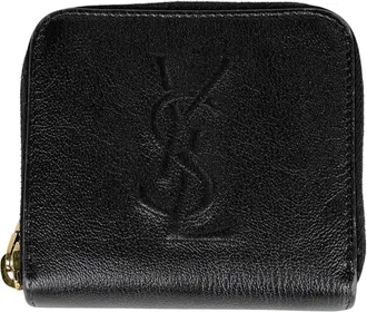 Saint Laurent Black Leather Wallet (Bi-Fold) (Pre-Owned)