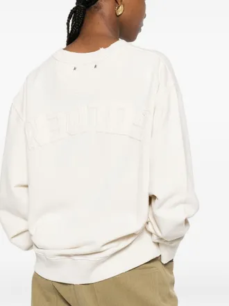 Golden Goose Crew Neck Cotton Sweatshirt - White