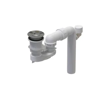 Villeroy & Boch Viflow badwaste - zonder zichtbaar overloopgat - wit alpin