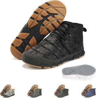 Generic Hike Winter Barefoot Shoes, Winter Barefoot Hiking Boots, Hike Winters Footwear, Zero Drop Snow Boots (C-2,11.5)