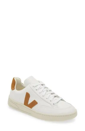 Veja V-12 Sneaker in Extra-White Camel at Nordstrom, Size 36