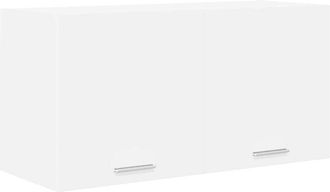 vidaXL Hanging Cabinet Riga White 80 x 31 x 40 cm Engineered Wood vidaXL