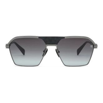 Balmain Black Rhodium Navigator Sunglasses