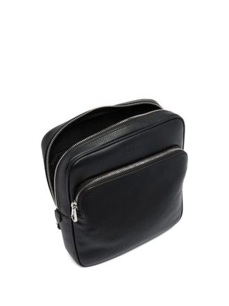 Bally leather messenger bag - Black