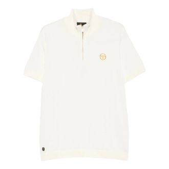 Sergio Tacchini Heren, Tops, Wit, Maat: M Katoen
