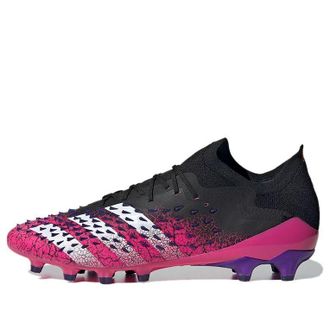 adidas Predator Freak.1 L AG Artificial Grass Black Pink FZ3751