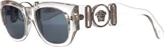 Versace Oversized Clear Sunglasses (Authentic Pre-Loved)