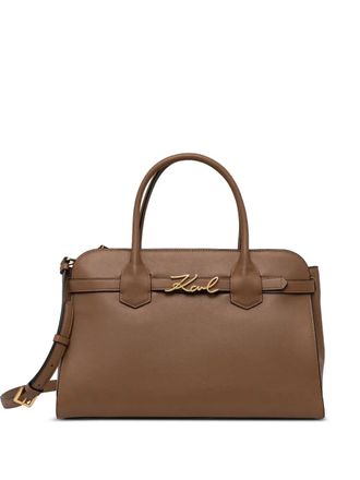 Karl Lagerfeld Borsa tote K/Signature - Marrone