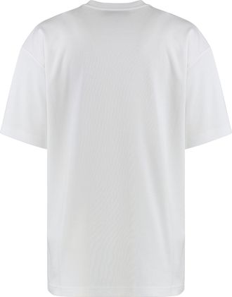 Gucci Womens Cotton Crew-Neck T-Shirt White T-Shirts & Jerseys