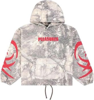 Pleasures Hunt Canvas Poncho Hoodie - Heren - Hoodies - Grijs - L - Katoen - Hoodies & sweatvesten