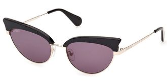 Max & Co. MO0102 01A Womens Sunglasses Gold Size 56