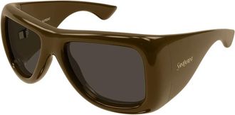 Saint Laurent SL 902 Howl Zonnebrillen - Dames - Zonnebrillen - Bruin - 63 MM - Accessoires