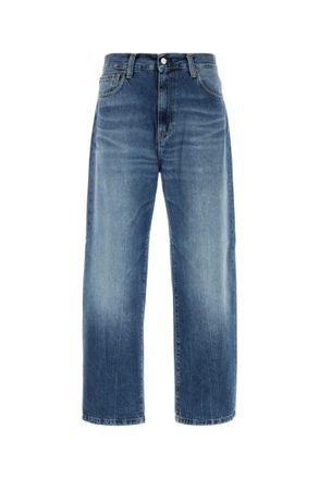 Carhartt Work in Progress Blue Loose Mid Rise Jeans