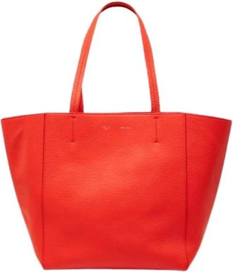 Celine Pre-owned Tote Bags, female, Red, Size: ONE SIZE Pre-owned Vintage Leather Tote