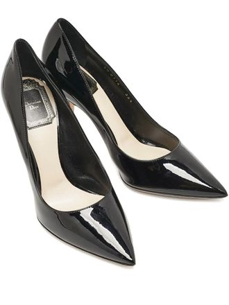 Dior Pumps a punta in pelle 100mm - Nero