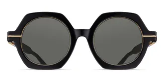 Matsuda M2072 BLK-BG Mens Sunglasses Black Size 48