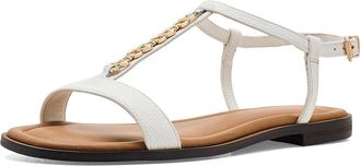 Dune London Lollipops Womens Sandals White : 38.5 (US Womens 8.5) B - Medium, Leather