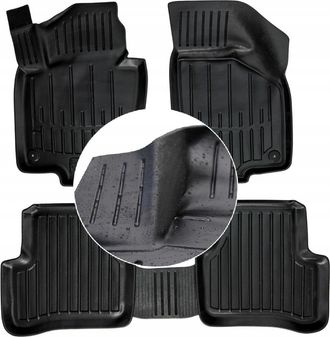 OEM Alfombrillas Y Limpiaparabrisas De Goma Vw Passat B7 2010-2014 Ud Channels