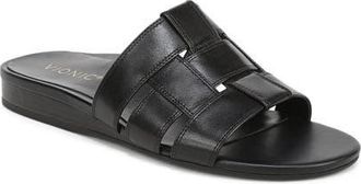 Vionic Glendora Slide Sandal in Black at Nordstrom, Size 9.5