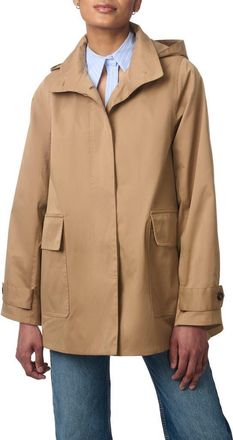 Bernardo Recycled Polyester Rain Coat in Desert Sand at Nordstrom Rack, Size Xx-Large